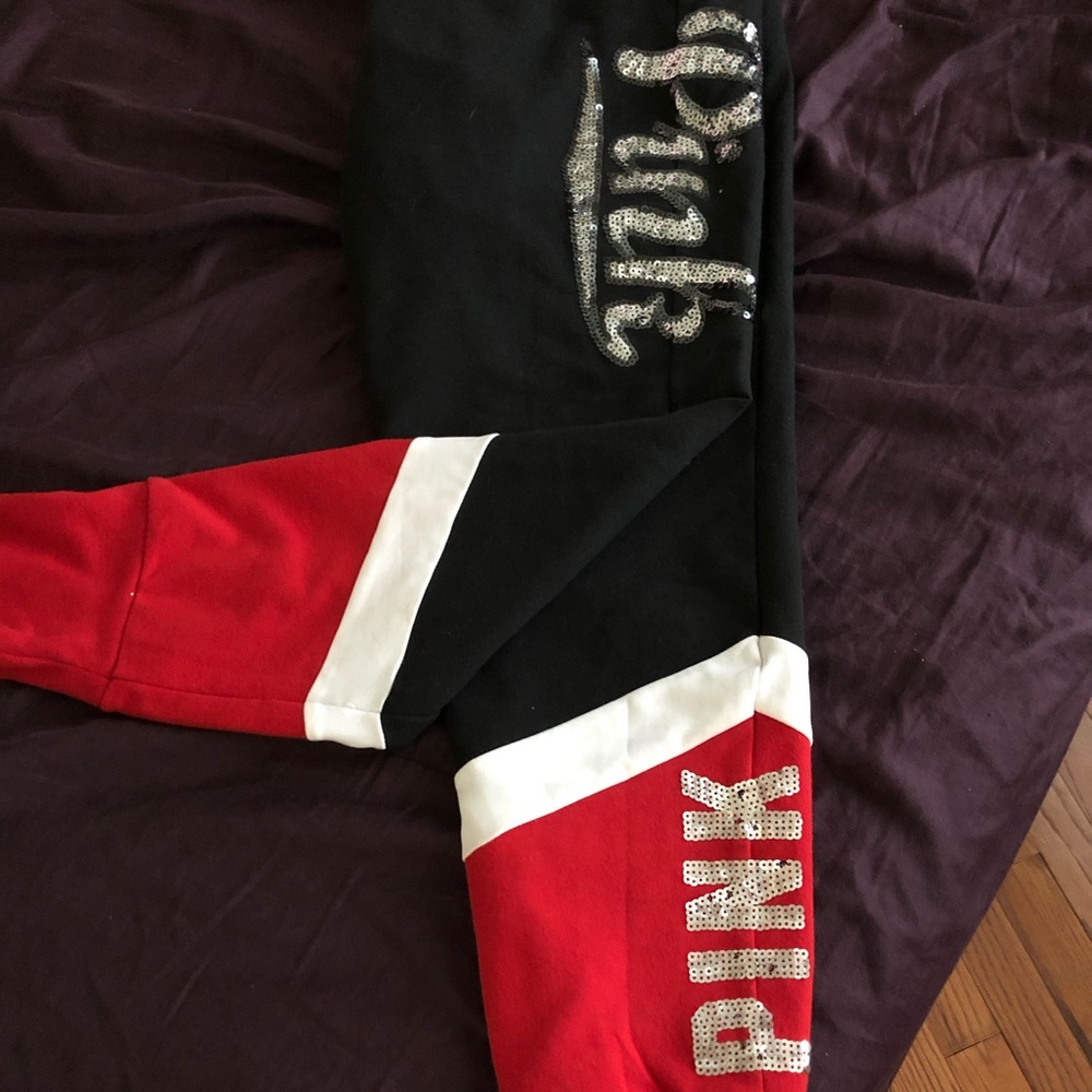 PINK sweat pants.